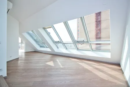 Modernes Penthouse mit 5 Zimmern auf 2 Ebenen | Panorama-Aussicht über den Dächern Wiens | 14 m² Terrasse