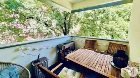 12 Minuten zur U6 - Alte Donau ums Eck - morgen Sonnen am Balkon & Loggia - Grünblick - Innenhof Ruhelage