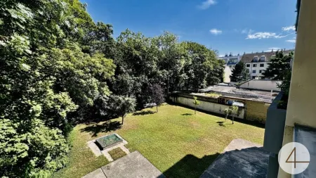 12 Minuten zur U6 - Alte Donau ums Eck - morgen Sonnen am Balkon & Loggia - Grünblick - Innenhof Ruhelage