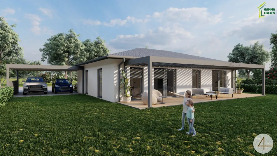 Bungalow in sonniger Lage - individuell planbar - Lehm für Ihre Wohngesundheit - Titelbild