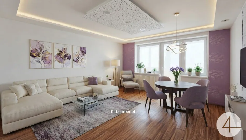 Stilvolle 3 Zimmer Wohnung - Bild