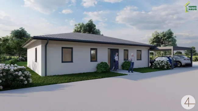 Niedrig-Energie-Bungalow - individuell planbar - Lehm für Ihre Wohngesundheit! Keine Anzahlung! - Titelbild