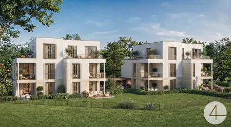 782 m² Grundstück | Doppelhaus | ca. 385 m² Wohnnutzfläche möglich | Eigengärten bis ca. 357,9 m² gesamt | Baubewilligt