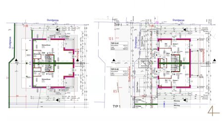 782 m² Grundstück | Doppelhaus | ca. 385 m² Wohnnutzfläche möglich | Eigengärten bis ca. 357,9 m² gesamt | Baubewilligt