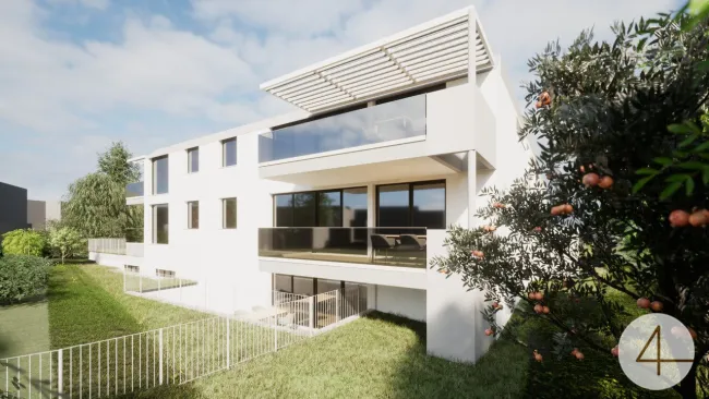 Baubewilligtes Wohnbauprojekt 12 Einheiten mit Tiefgarage im Kerngebiet von Strasshof - Bild