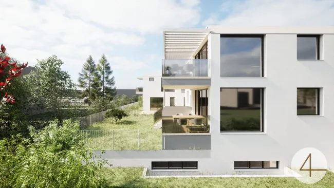 Baubewilligtes Wohnbauprojekt 12 Einheiten mit Tiefgarage im Kerngebiet von Strasshof - Titelbild