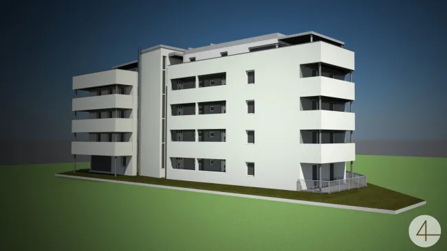 Baugrundstück mit Projektierung für 30 Wohneinheiten - Bild
