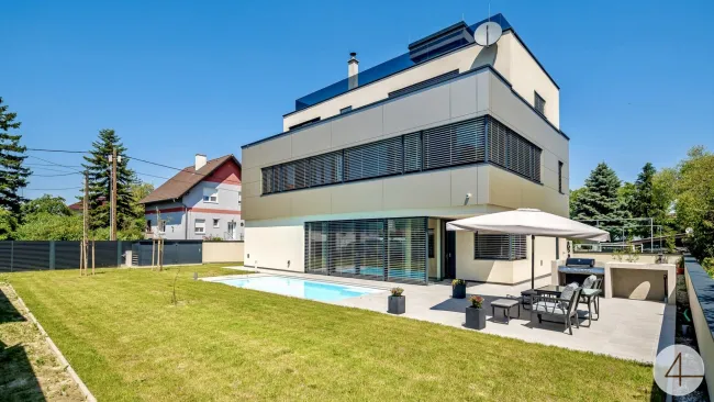 2 Premium-Villen direkt nebeneinander - mit grünem Weitblick - sonnige Ausrichtung - hochwertige Ausstattung - Salzwasserpool - Garage - Lift - Bild