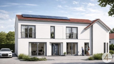 Erstbezug ! Modernes Einfamilienhaus mit gemütlichem Garten !