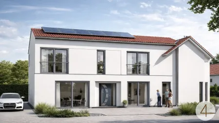 Erstbezug ! Modernes Einfamilienhaus mit gemütlichem Garten !