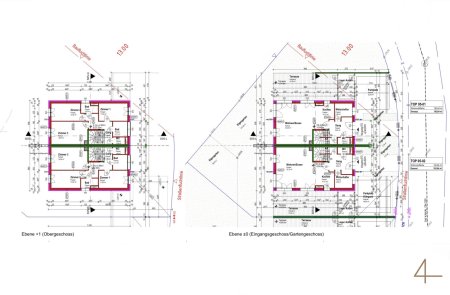 Doppelhaushälfte mit Baubewilligung ca. 729 m² | ca. 325 m² Wohnnutzfläche möglich | Eigengarten bis 235 m² | Baubewilligt