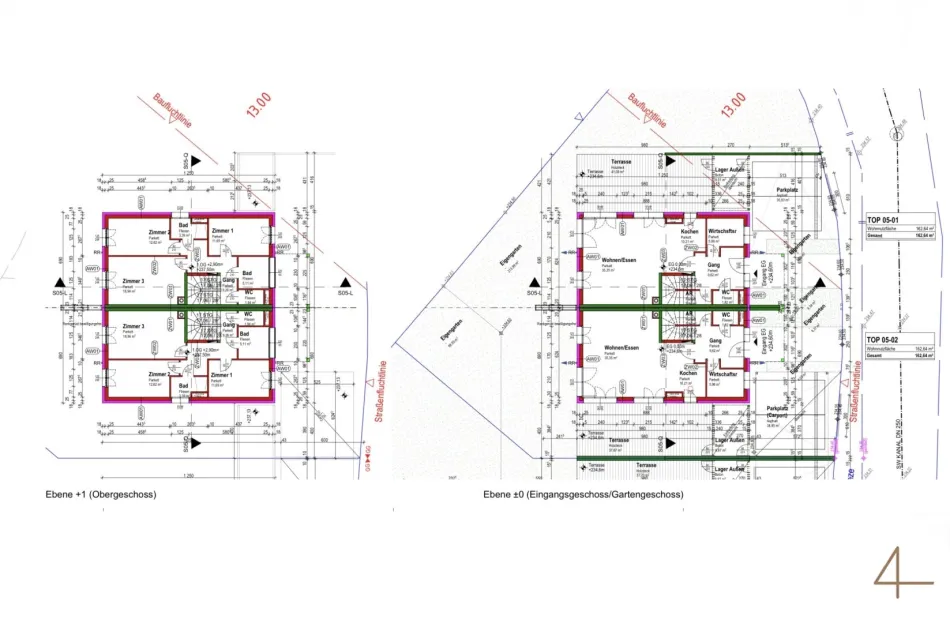 Doppelhaushälfte mit Baubewilligung ca. 729 m² | ca. 325 m² Wohnnutzfläche möglich | Eigengarten bis 235 m² | Baubewilligt - Titelbild