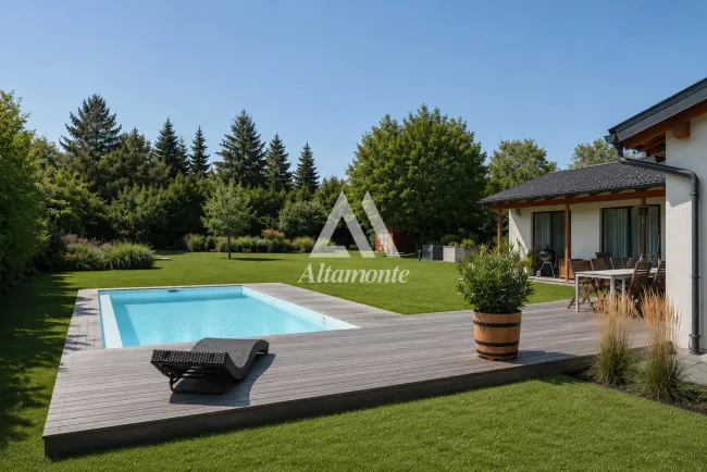 Garten mit Pool