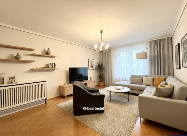Wohnzimmer KI generiert