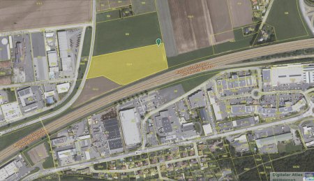 Gewerbegrundstück mit der Top-Lage an der S36 gegenüber Arena am Waldfeld – ideale Voraussetzungen für Ihr Unternehmensprojekt