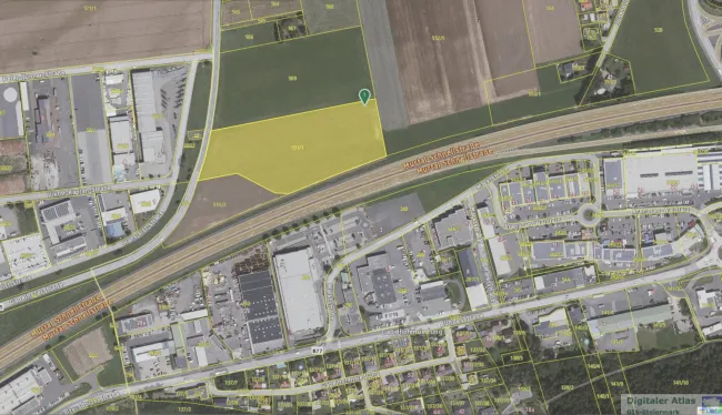 Gewerbegrundstück mit der Top-Lage an der S36 gegenüber Arena am Waldfeld – ideale Voraussetzungen für Ihr Unternehmensprojekt - Bild