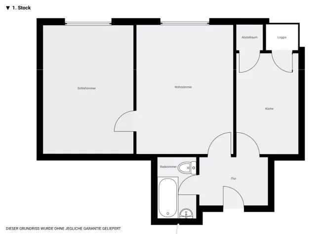 Gemütliche 2-Zimmer-Wohnung ca 58 m2 mit Loggia im Herzen von Zeltweg - Bild