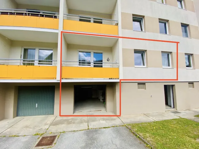 Judenburg: 3-Zimmer-Wohnung mit Balkon & Garage - Titelbild