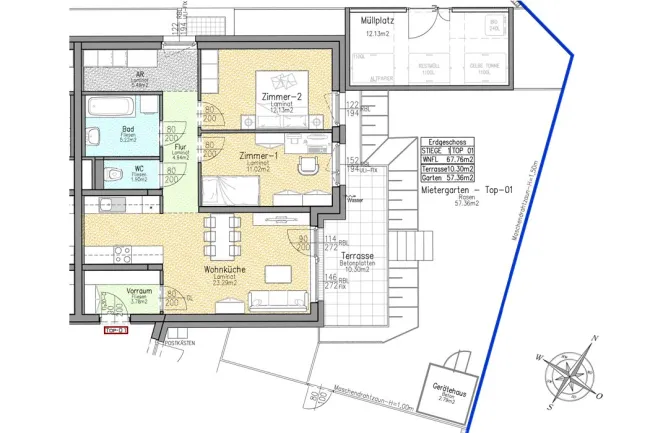 ERSTBEZUG: Moderne Gartenwohnung in bester Lage - Bild