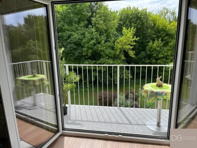 Balkon, frisch saniert