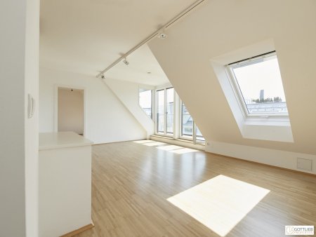 Bestlage Börseplatz und unbefristet! Sonnendurchflutetes 3-Zimmer-Penthouse mit Südost-Terrasse