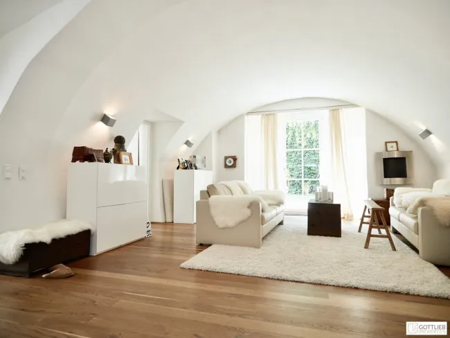Bestlage Grinzing! Außergewöhnliche 3-Zimmer-Wohnung mit südseitigem Eigengarten in historischem Winzerhaus aus dem 16. Jahrhundert - Bild