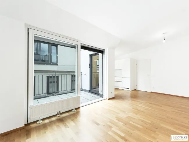 Bestlage Servitenviertel! Perfekt geschnittenes 3-Zimmer-Penthouse auf einer Ebene mit zwei Terrassen - Bild