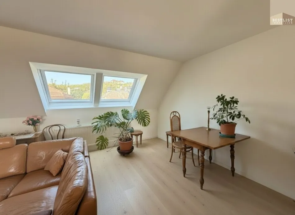 Maisonettwohnung mit zwei Terrasse und Fernblick über fast ganz Wien - Bild