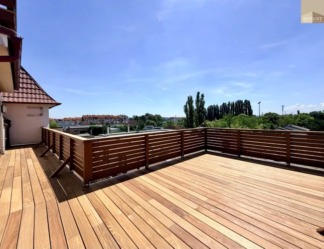Traumhafte Dachgeschoßwohnung mit Galerie, Terrassen und Blick zum Anninger - Lift optional möglich - Titelbild