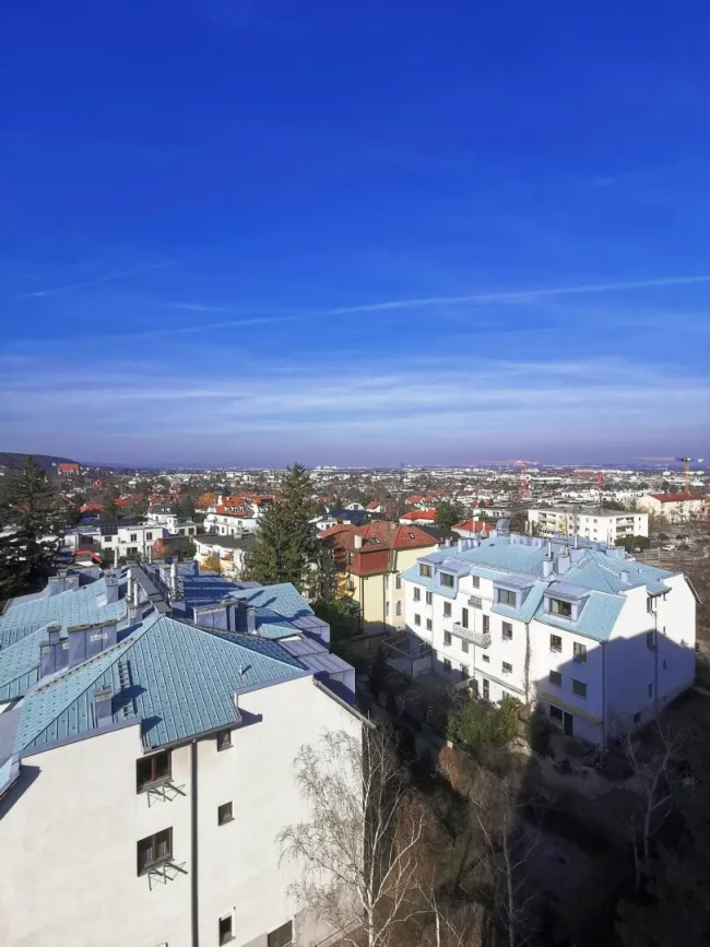 Blick aus dem Schlafzimmer