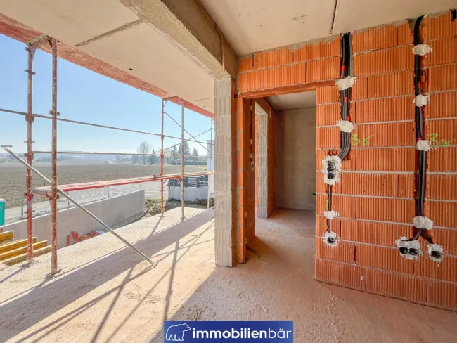 Neubauwohnung in Sankt Florian am Inn - perfekte Anlegermöglichkeit - edle 2 Zimmerwohnung mit Balkon - Bild