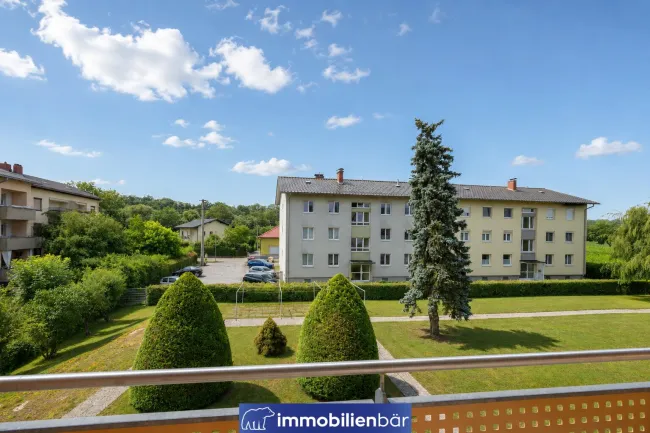 Ausblick Balkon