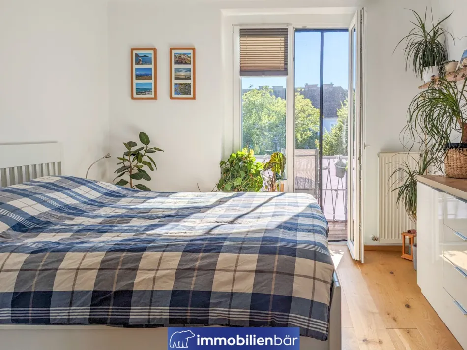 Idyllische 2-Zimmer-Eigentumswohnung mit Sonnenbalkon in ruhiger Bestlage von Linz - Bild