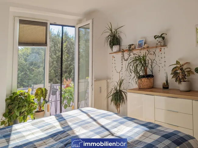 Idyllische 2-Zimmer-Eigentumswohnung mit Sonnenbalkon in ruhiger Bestlage von Linz - Titelbild