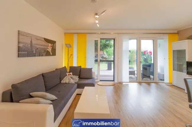 WOHNEN IM GRÜNEN – ruhige 3 Zimmer Gartenwohnung in begehrter Lage von Ried im Innkreis - Bild