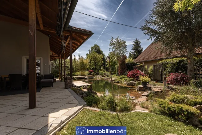Ihre private Wohlfühloase in St. Marien – Naturbadeteich, Sauna & viel Platz - Titelbild