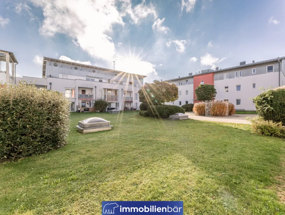 vermietete Anleger- 3 Zimmer Gartenwohnung am Stadtpark Ried - Provisionsfrei -Top 15 - Titelbild