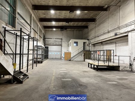 Jetzt nur 1.990 € netto! Lagerhalle mit Büro & Widmung Betriebsbaugebiet – Nähe Wels