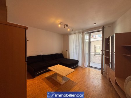 Praktische 1-Zimmerwohnung mit Balkon in zentraler Lage