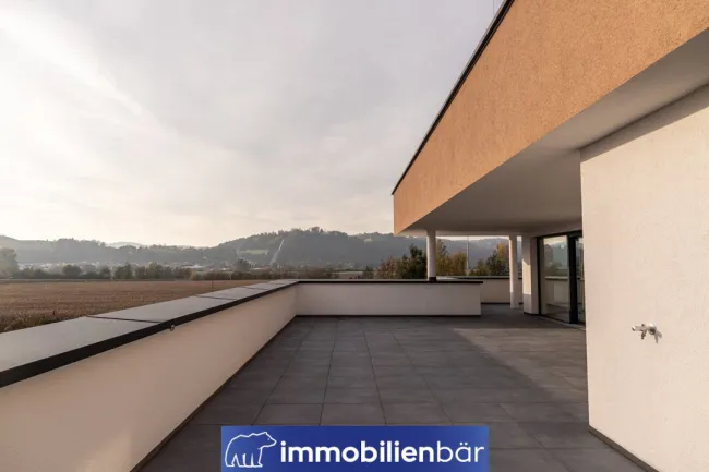 Traumhafte Dachgeschosswohnung in idyllischer Lage mit 128 m² großer Dachterrrasse - Jetzt einziehen - Bild