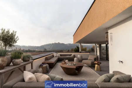 Traumhafte Dachgeschosswohnung in idyllischer Lage mit 128 m² großer Dachterrrasse - Jetzt einziehen