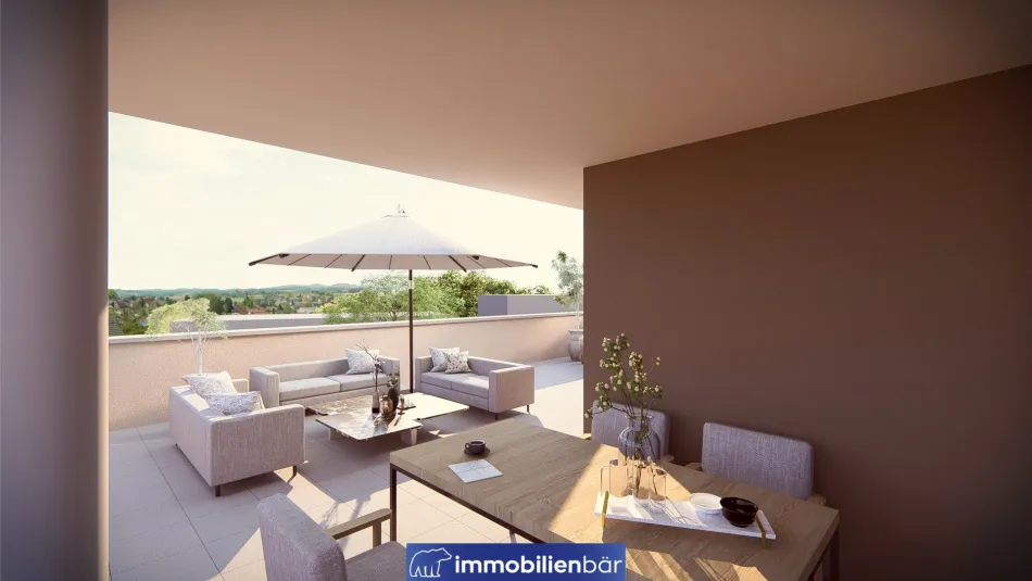 Große Dachterrassenwohnung mit Fernblick und vielen Gestaltungsmöglichkeiten- BAUBEGINN bereits erfolgt - Bild