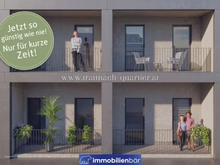 Trattnach.Quartier - traumhafte 2 Zimmerwohnung mit großzügigen Balkon
