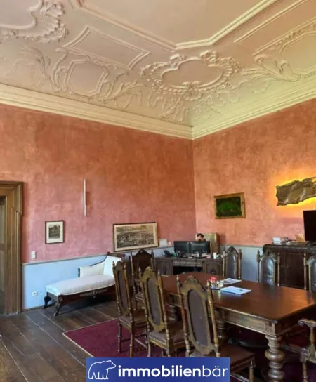 Repräsentative Büroflächen im Schloss mit Küche und Besprechungssaal