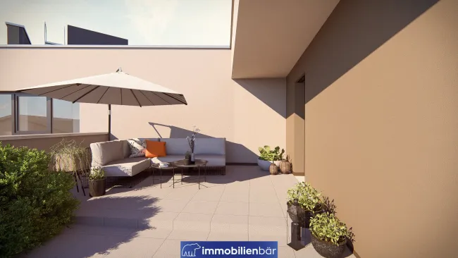 Großzügige Dachgeschosswohnung mit großer Terrasse - Baustart erfolgt - Bild