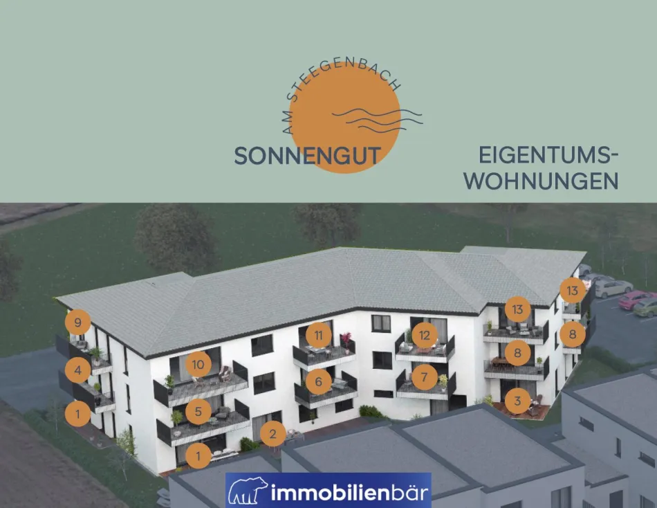 Top 6 - stilvoll wohnen in Steegen - 8% Frühkäuferrabatt - förderbar - ca. 47m² - Bild
