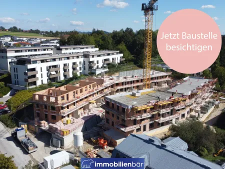 Jetzt Baustelle besichtigen - Wohnen am Uberlberg - Hochwertige Neubauwohnung in Bestlage in Bad Schallerbach - Top 35