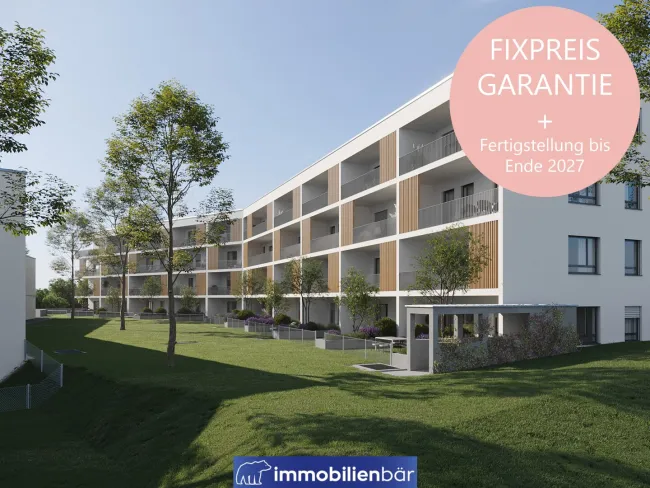 Baustart bereits erfolgt - Wohnen am Uberlberg - Neubau- Gartenwohnung in Bestlage in Bad Schallerbach Top 6 - Titelbild