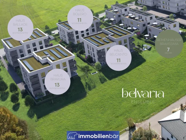 BELVARIA - Ensemble - 3 Zimmer Gartenwohnungen - Titelbild