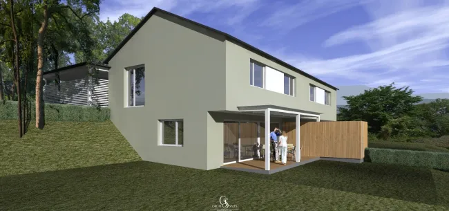 Südöstlich ausgerichtetes Baugrundstück in der Gemeinde Laßnitzhöhe mit einreichfähigen Bauprojekt - Titelbild